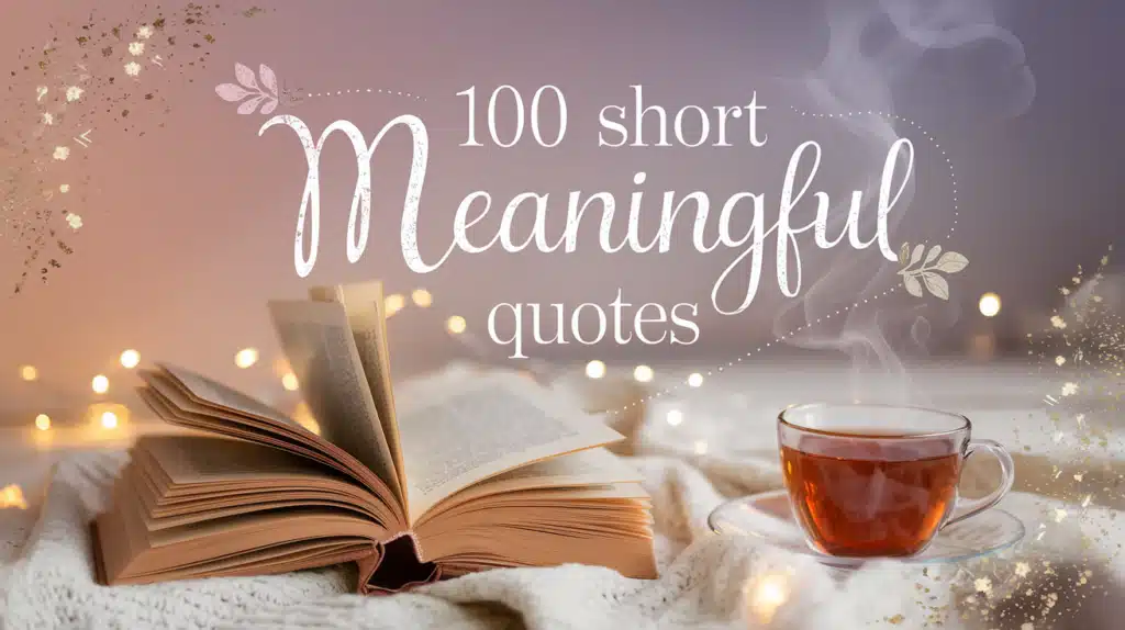 short meaningful quotes