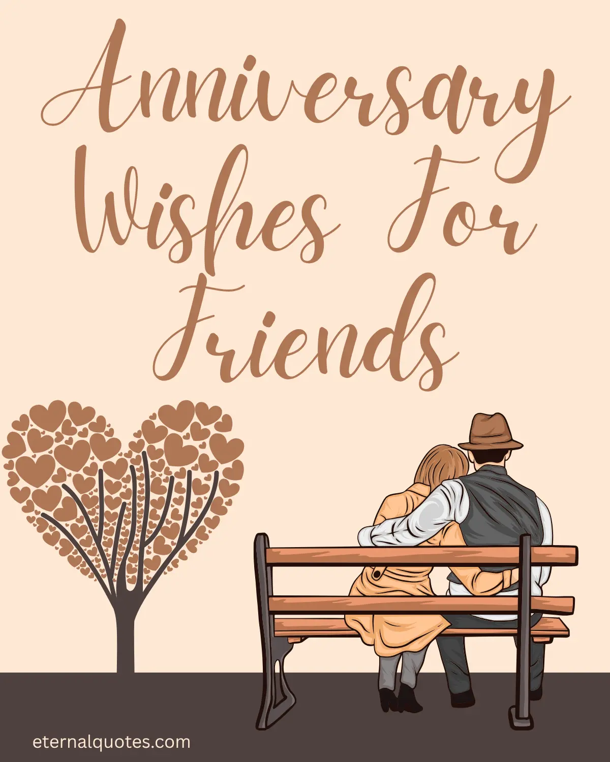 Anniversary wishes for friends with love and joyful celebration