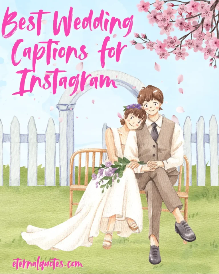 Best wedding captions for Instagram with love and celebration vibes
