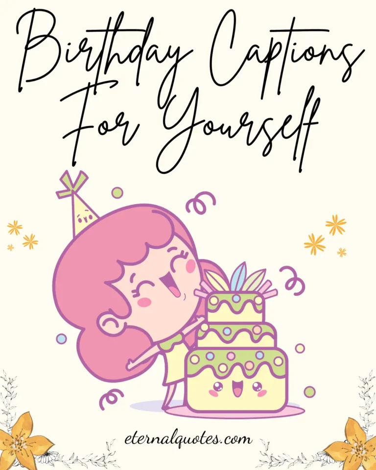 Birthday captions for yourself with fun and confident vibes