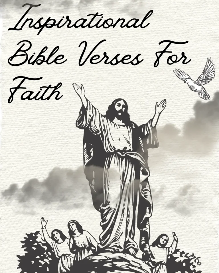 Inspirational Bible verses for faith with strength and trust