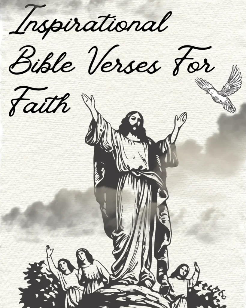 Inspirational Bible verses for faith with strength and trust