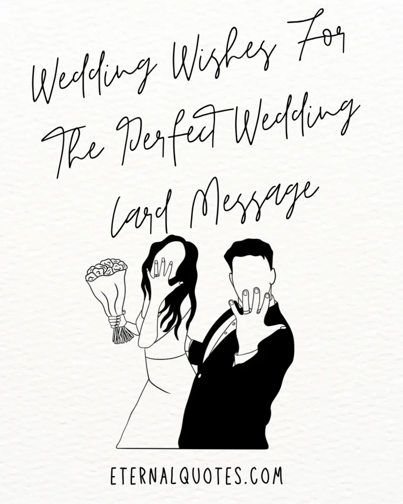 Wedding wishes for a perfect card message with heartfelt and elegant wording