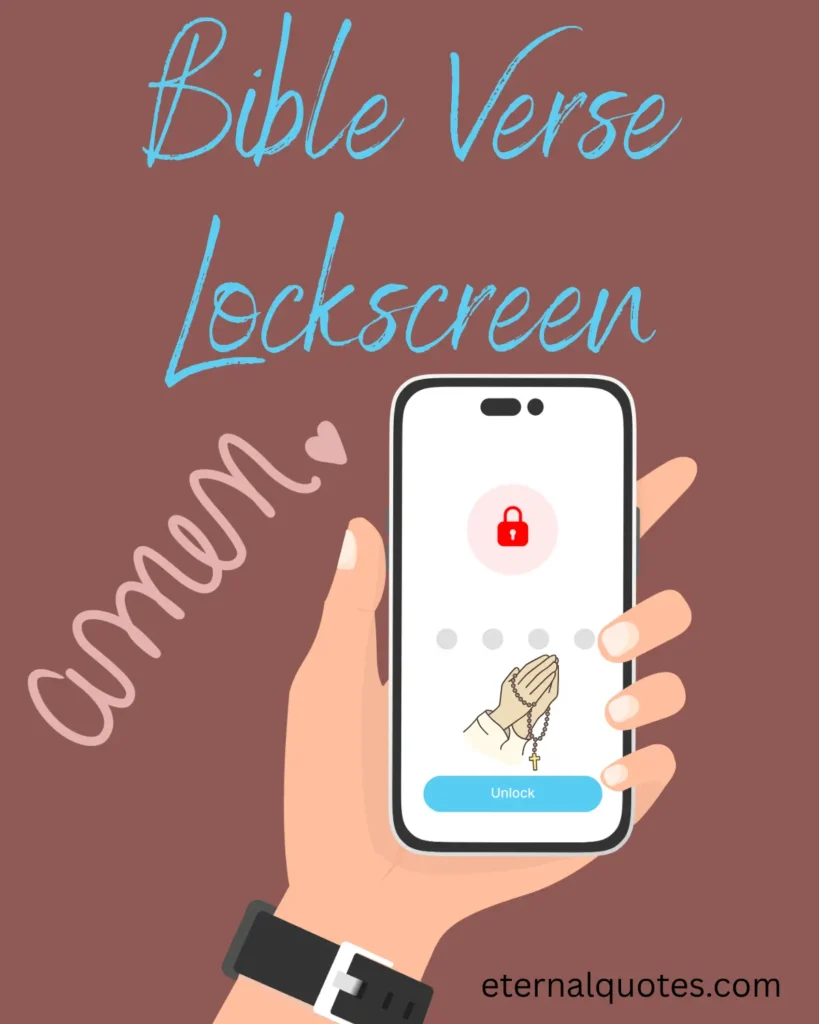 Bible verse lockscreen ideas with faith and inspiration