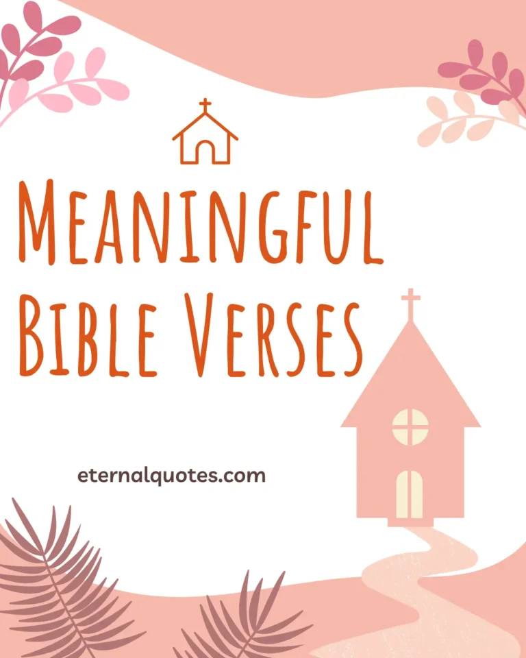 Meaningful Bible verses with wisdom and spiritual guidance