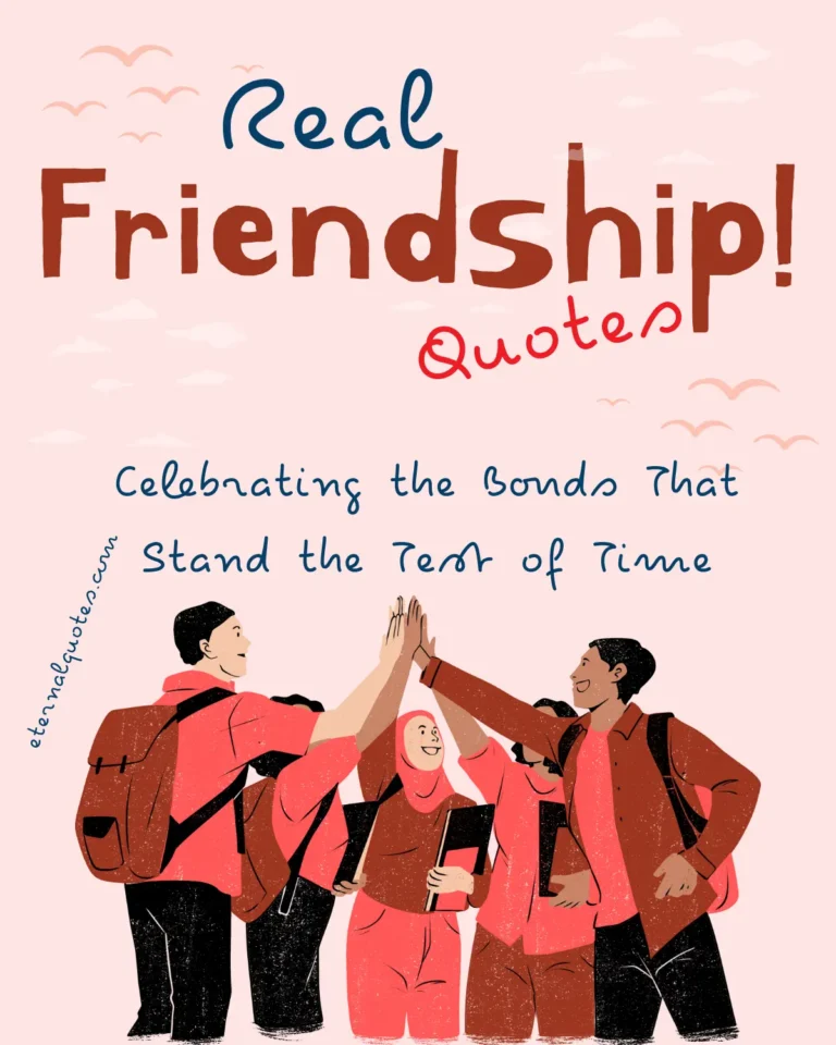 Real friendship quotes about loyalty and true connection