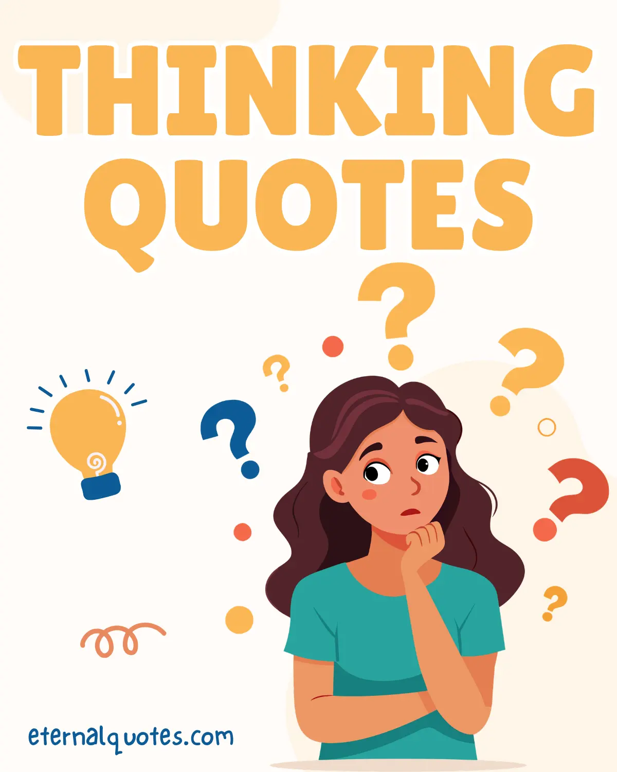 Thinking quotes about reflection and deep thoughts