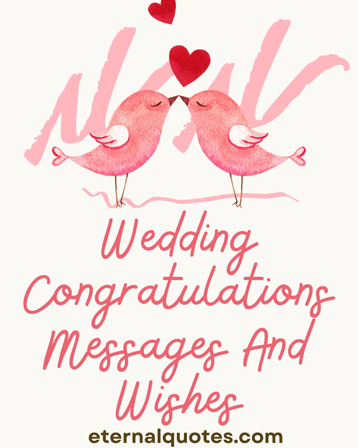 Wedding congratulations messages and wishes with love and joyful celebration