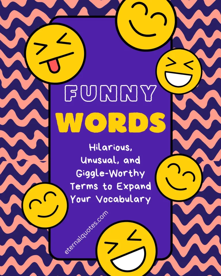 Funny words for humor and playful expression