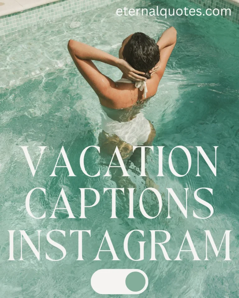 Vacation captions Instagram about travel and carefree vibes