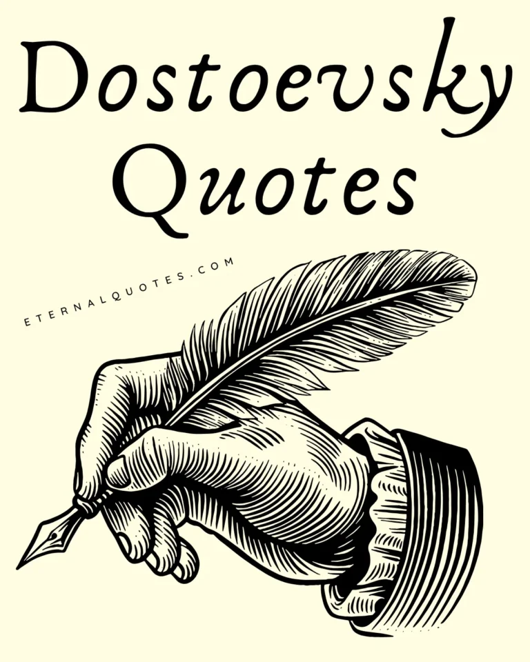 Fyodor Dostoevsky quotes about human nature and existential thought