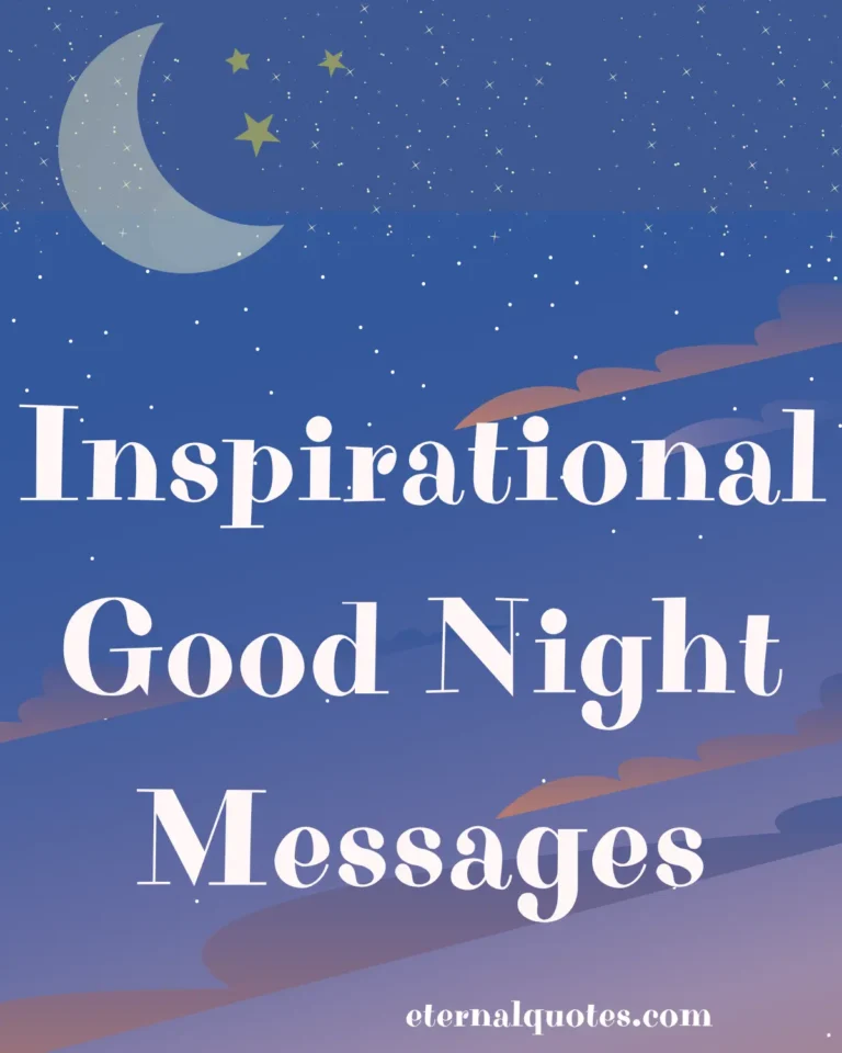 Inspirational good night messages about peace and encouragement