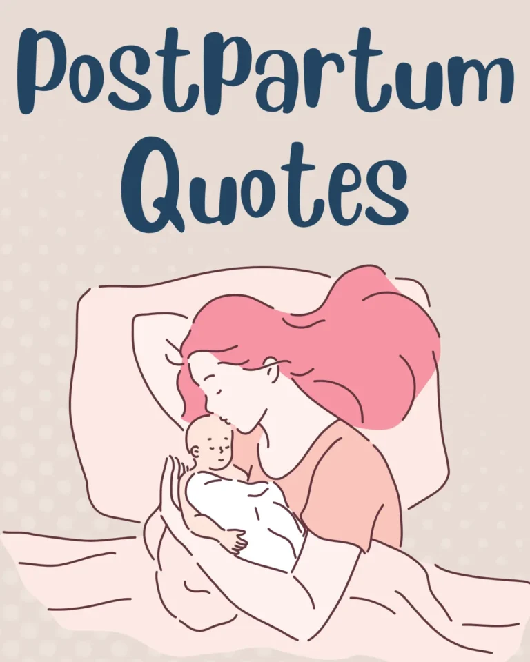 Postpartum quotes about motherhood and healing
