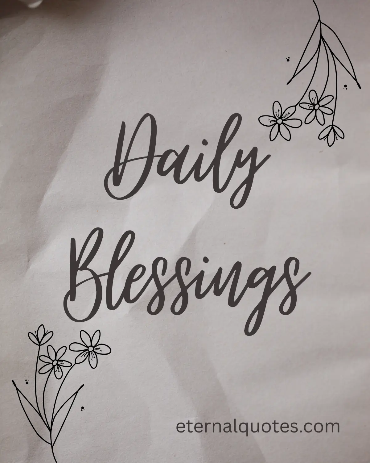 Daily blessings about gratitude and positivity