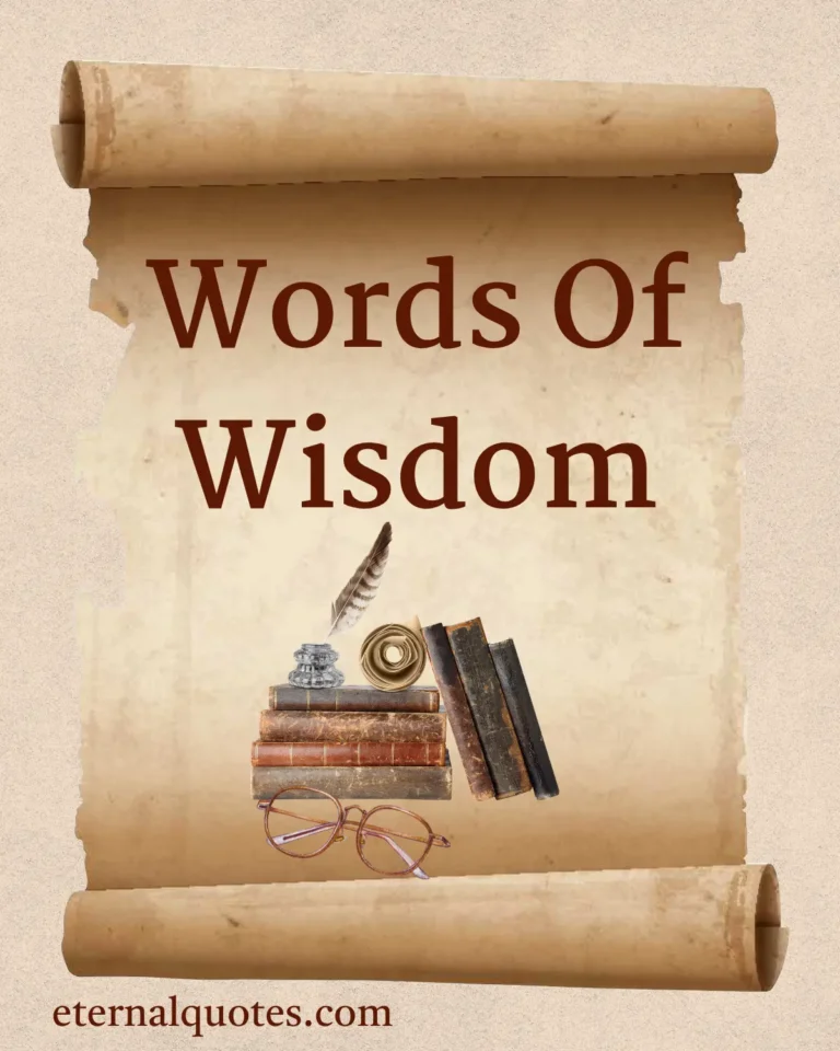 Words of wisdom about life and personal growth
