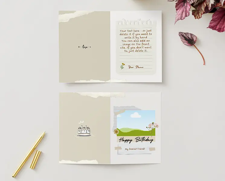 Best Friend Birthday Card 4