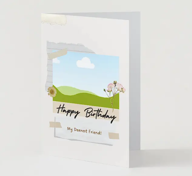 Best Friend Birthday Card 4 Front