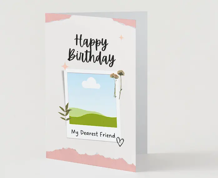 Best Friend Birthday Card 5 Front