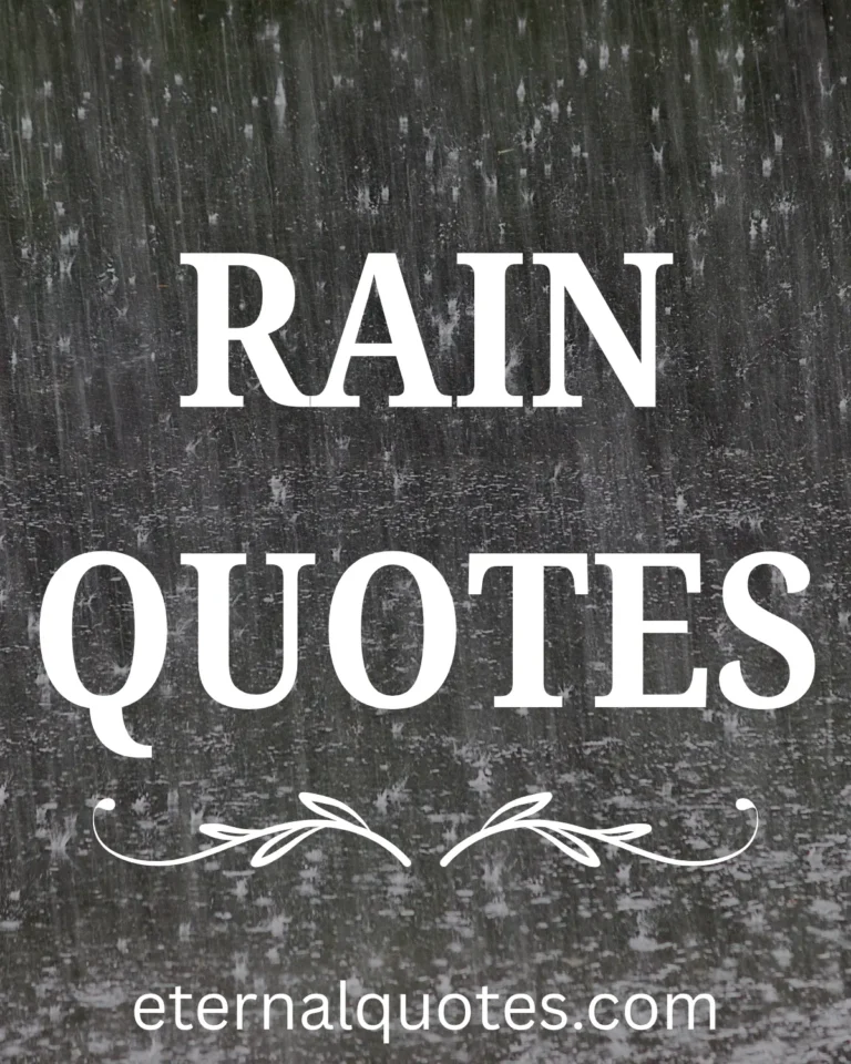 Rain quotes about calm moments, emotions and peaceful thoughts