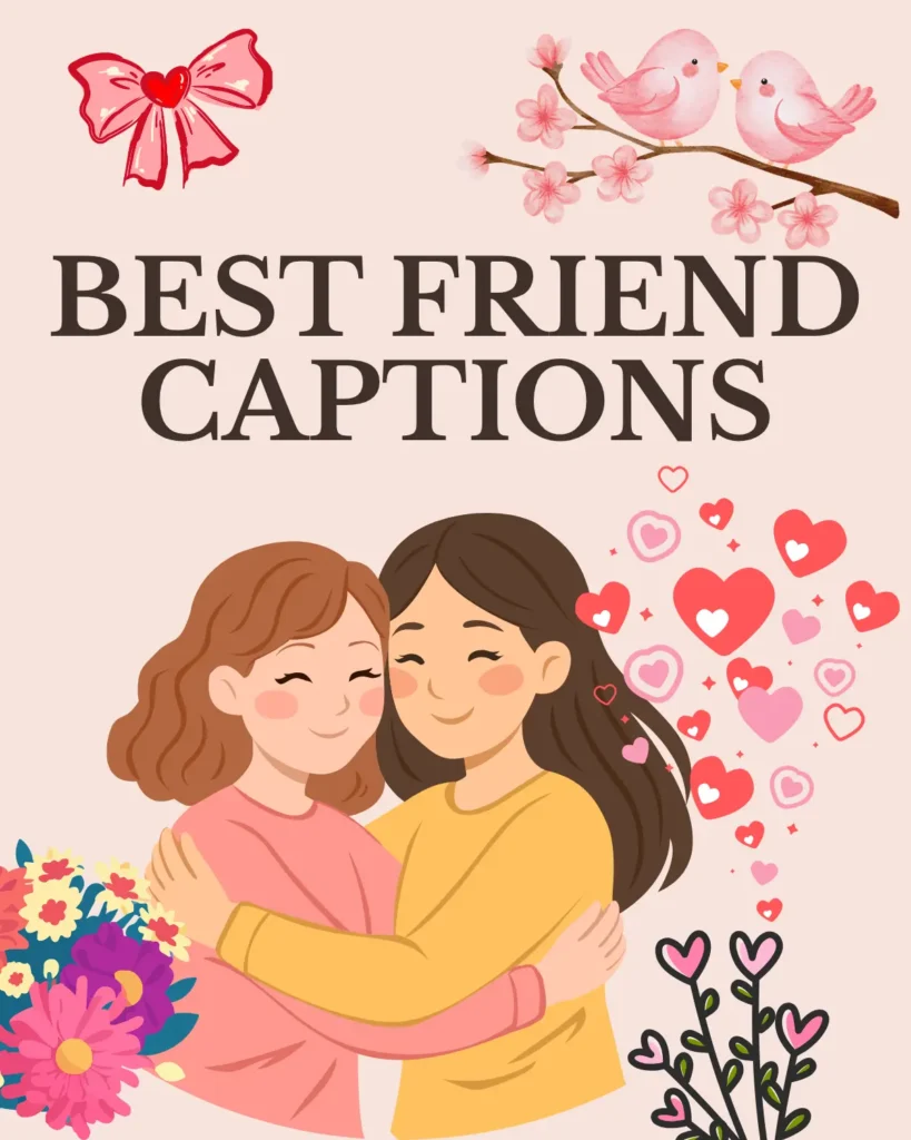 Best friend captions with fun and loyal friendship vibes