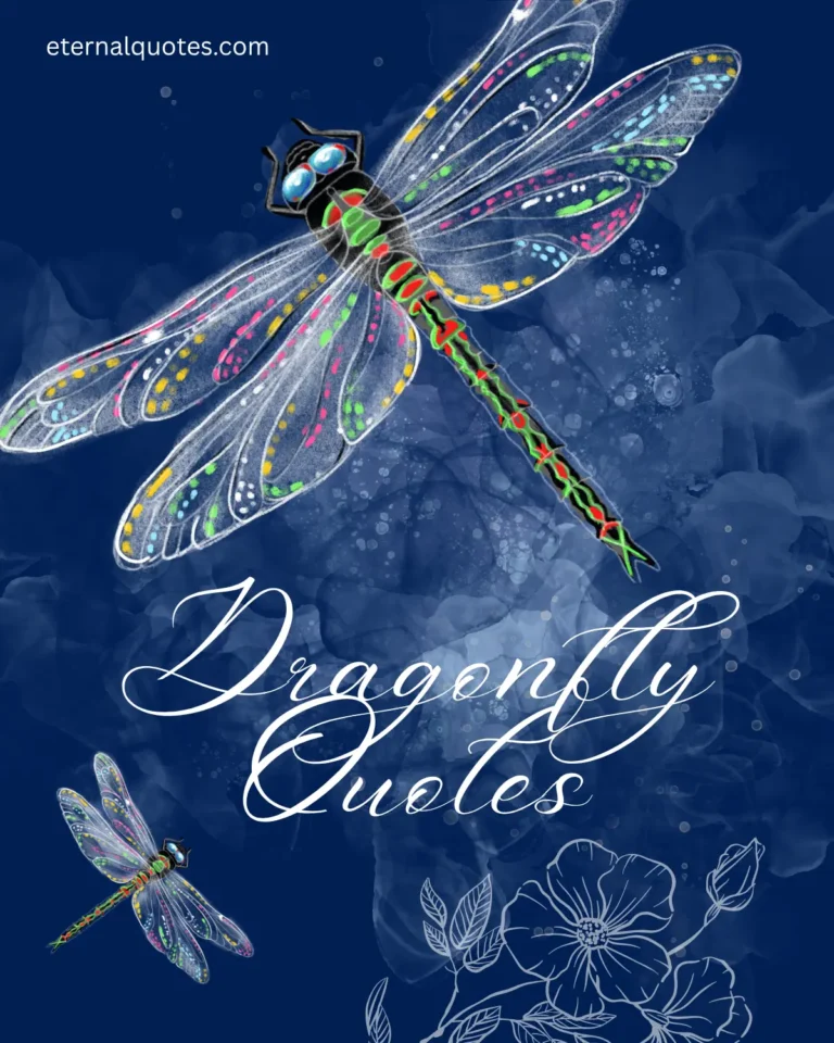 Dragonfly quotes with transformation and peaceful energy